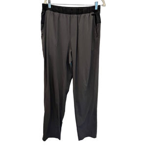 Lululemon Men's Pull on Sweat Pants Straight Leg Gray Blend XL Stretch Athletic